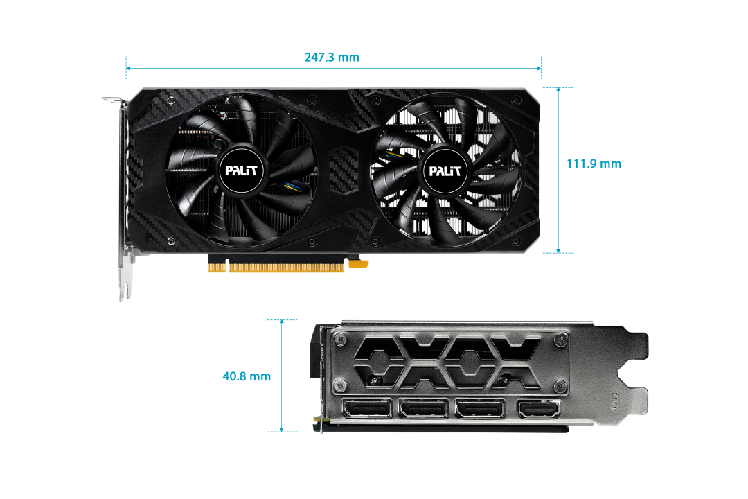 Palit RTX 3060 INFINITY 2 OC 12GB GDDR6 192bit 3-DP HDMI-4