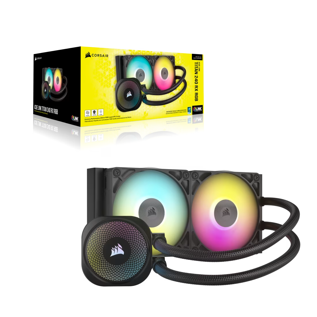 Corsair iCUE LINK TITAN 240 RX RGB - Black-1