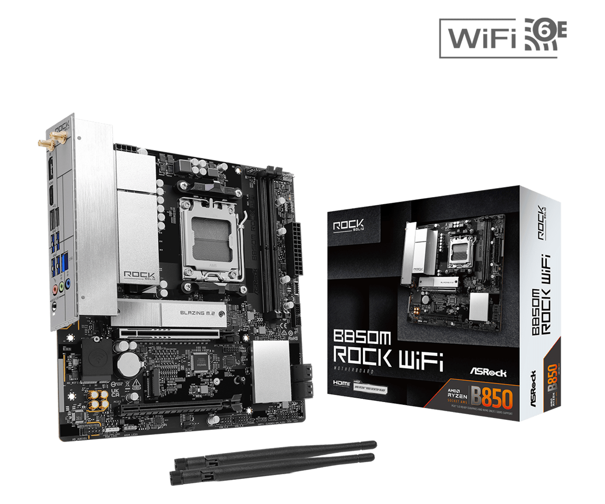 ASROCK AMD (AM5) B850M ROCK WIFI-0