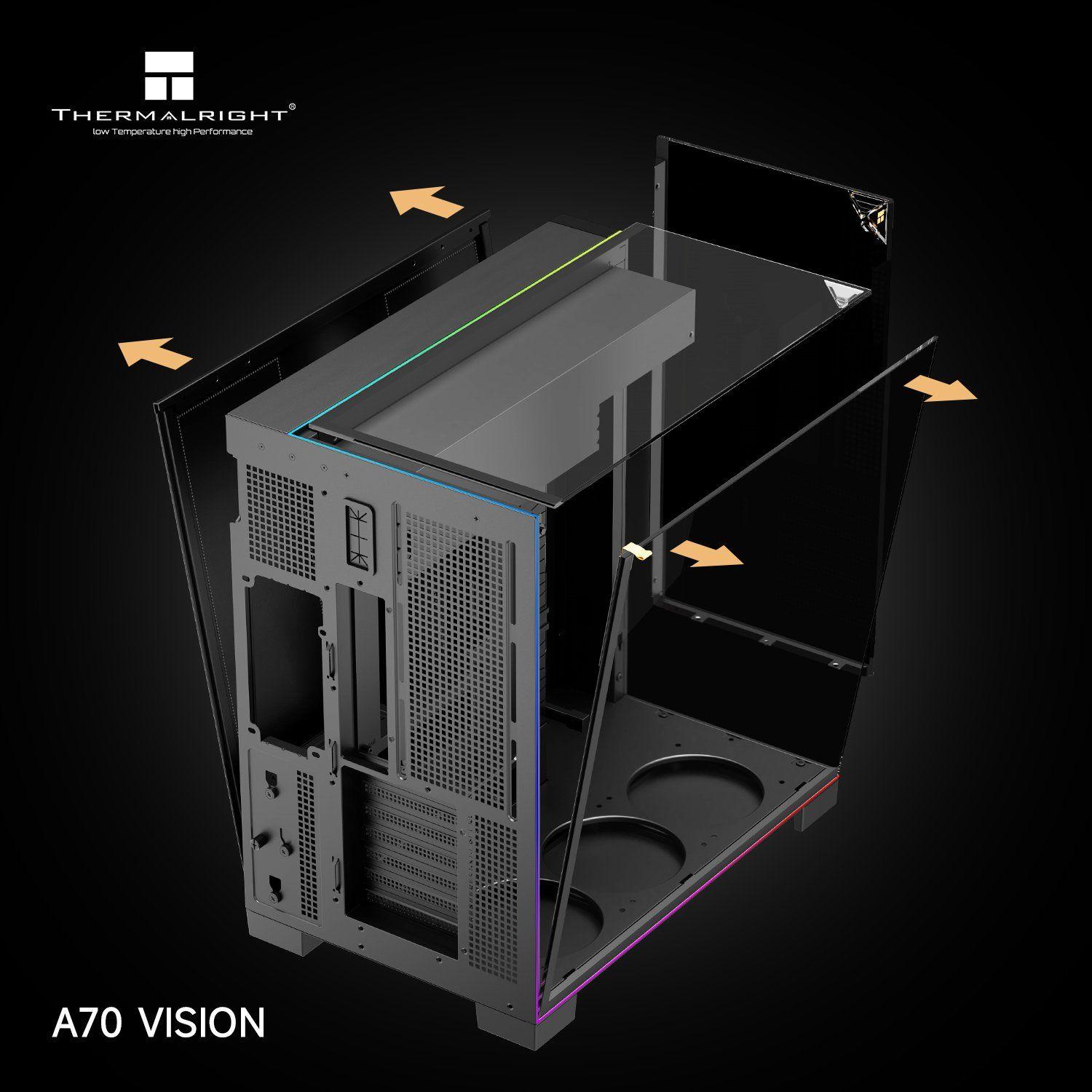 Thermalright TR-A70 Vision Gabinete con 9.16" LCD-3