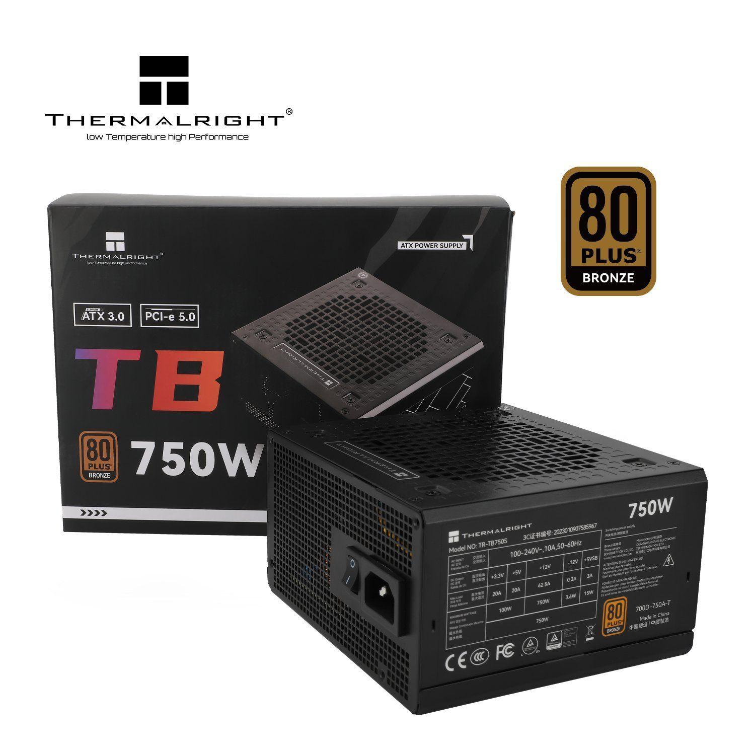 Thermalright Fuente poder 750W 80+ Bronze TR-TB750S-0