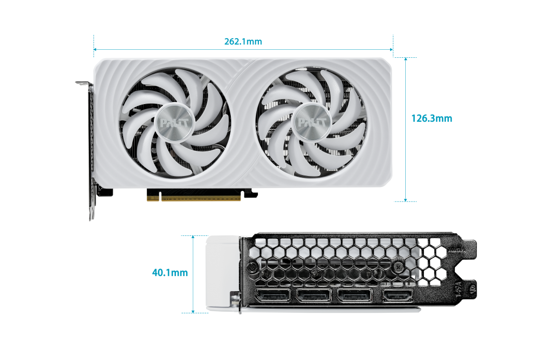 Palit RTX 5060 Ti WHITE OC 16GB GDDR7 128bit 3-DP HDMI-4