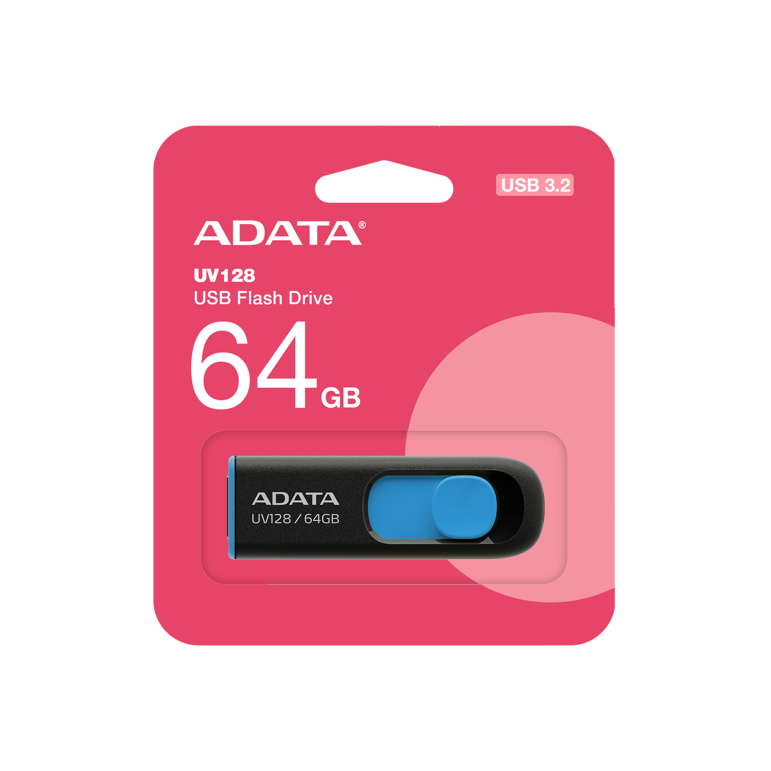 ADATA Pendrive 3.2 UV128 64GB AUV128-64G-RBE-0