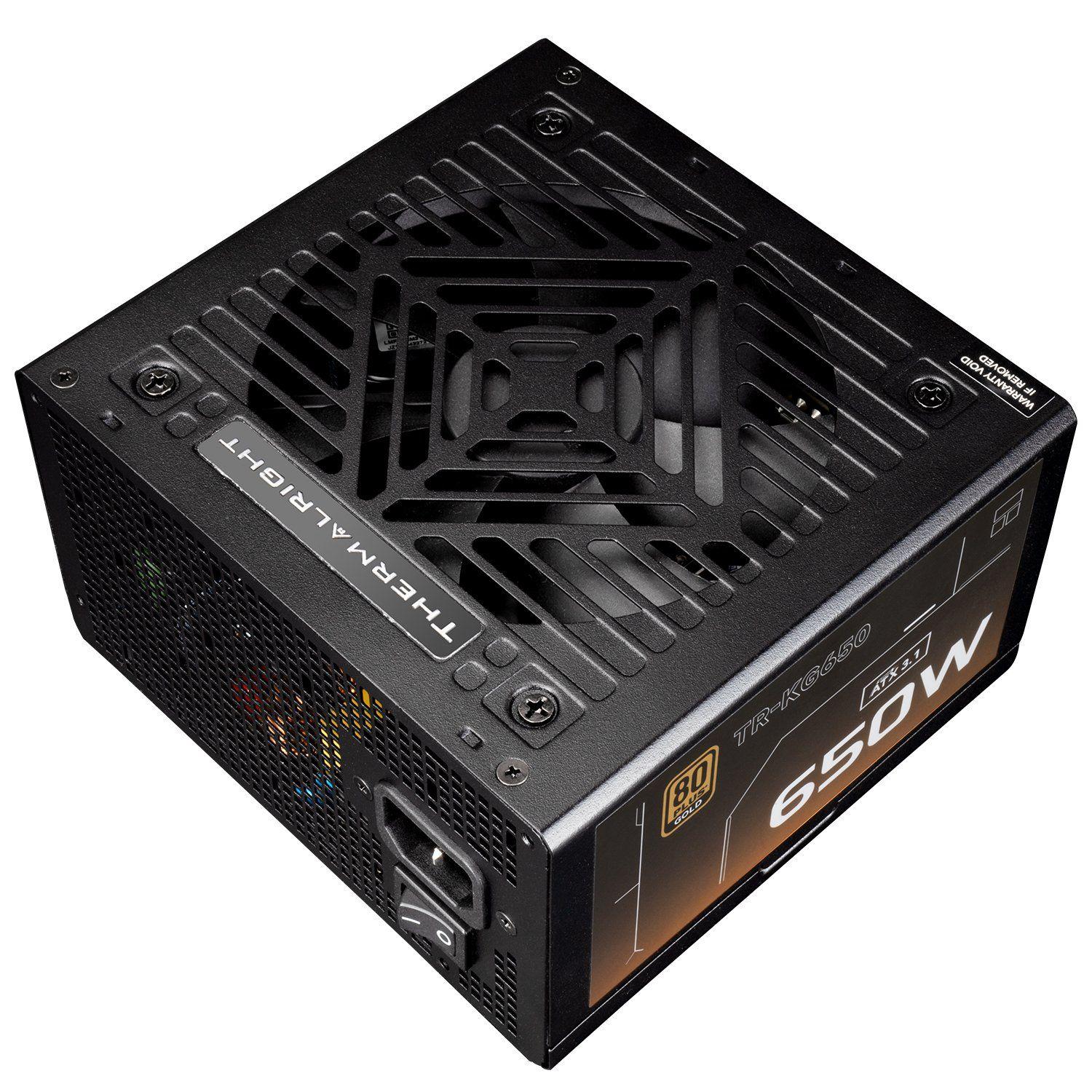 Thermalright TR-KG650 80+ Gold modular PSU, ATX 3.1-4