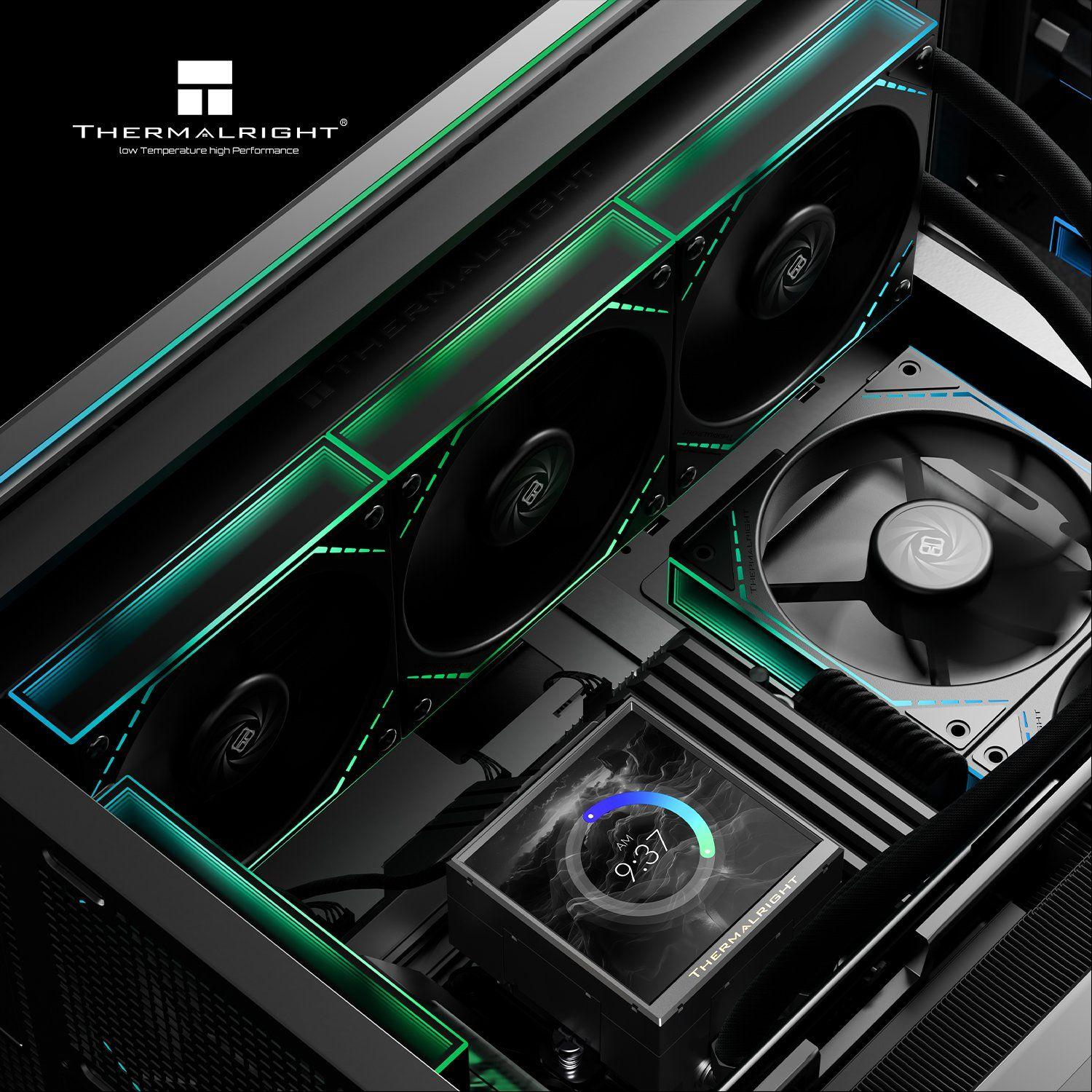 Thermalright Peerless Vision 360 Argb Black Refrigeración líquida-2