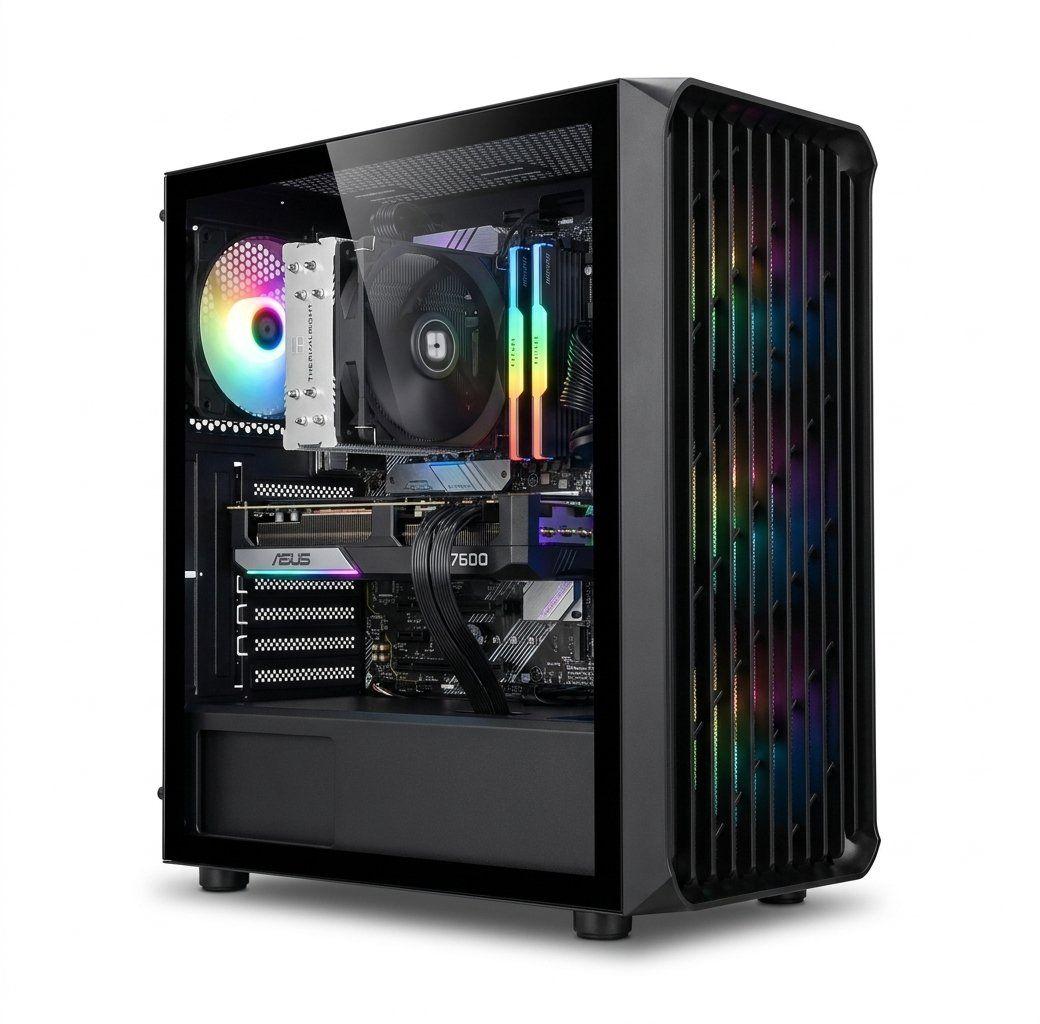 PC Silver 2 Ryzen 5 5500 / RX 7600 / 16GB 3200 DDR4 / 500GB Nvme-0