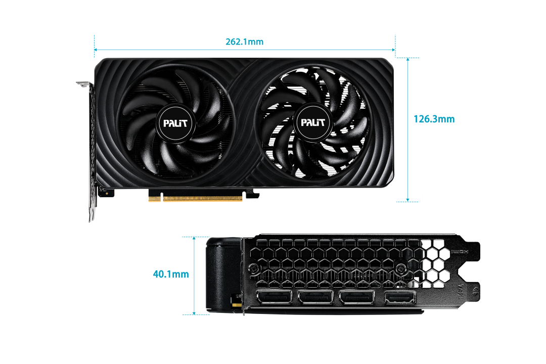 Palit RTX 5050 DUAL OC 8GB GDDR6 128bit 3-DP HDMI-3