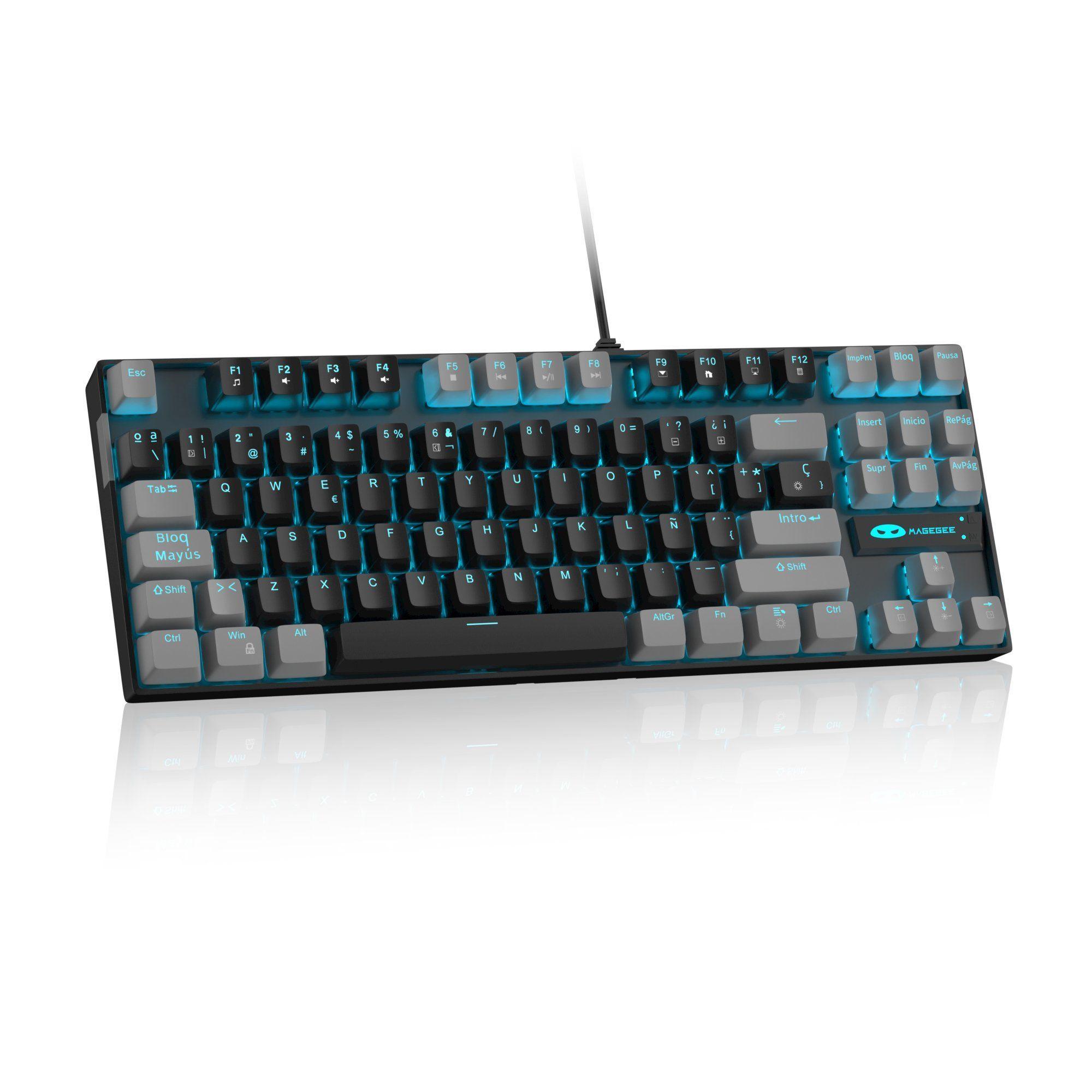 Magegee teclado mecánico MK-star  - Gris con negro - red switch - Español-0