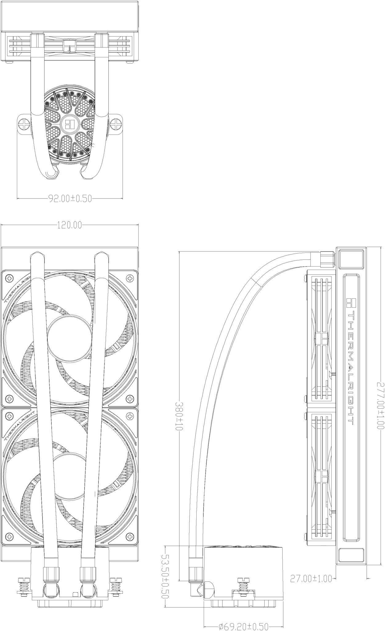Thermalright Ref. Liq. Aqua Elite 240 ARGB BLACK V6-5