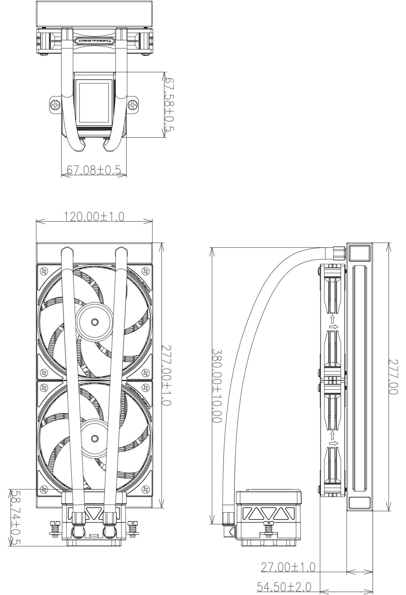 Thermalright Ref. Liq. Frozen Warframe 240 SE ARGB WHITE-5