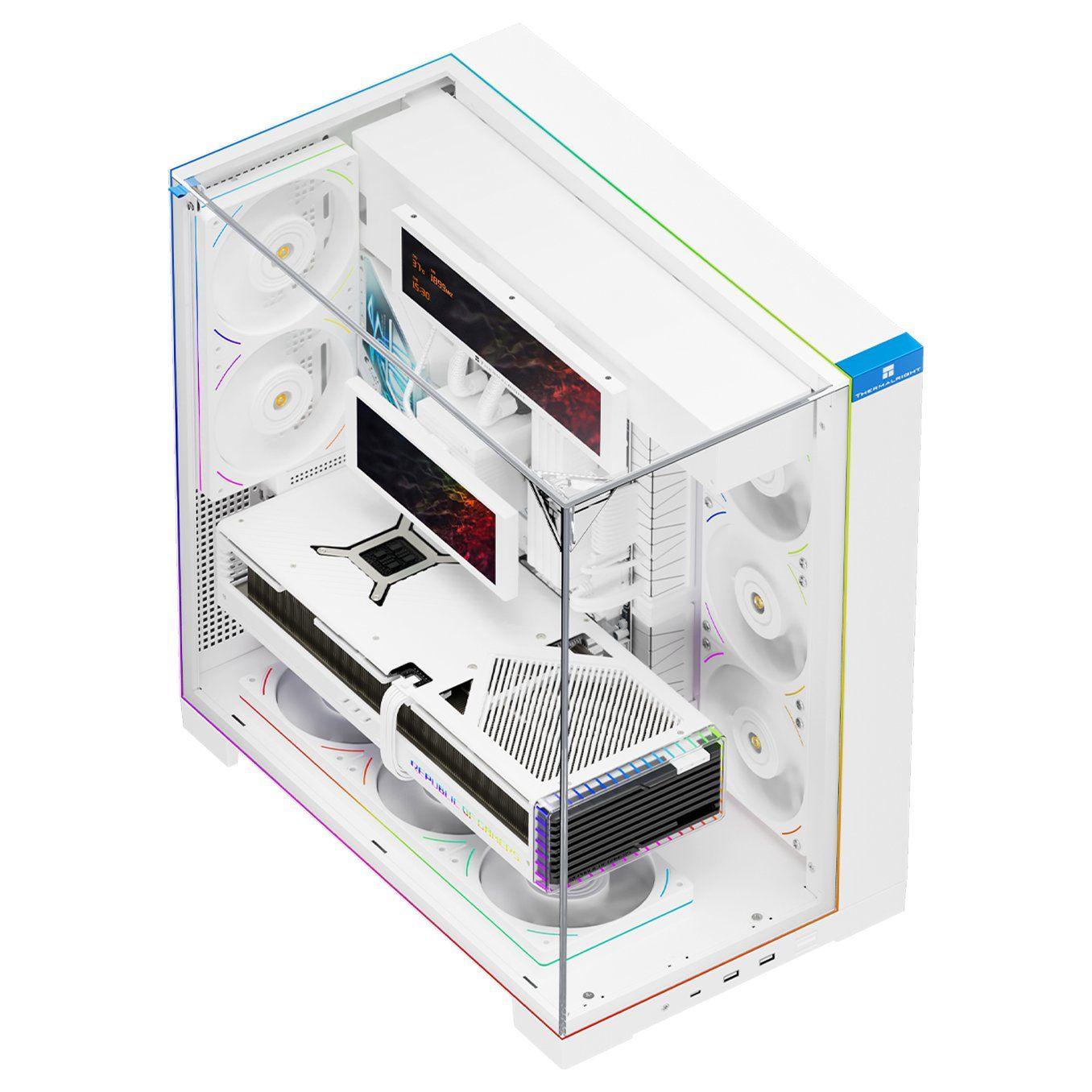 Thermalright TR-A70 Vision White Gabinete con 9.16" LCD-0