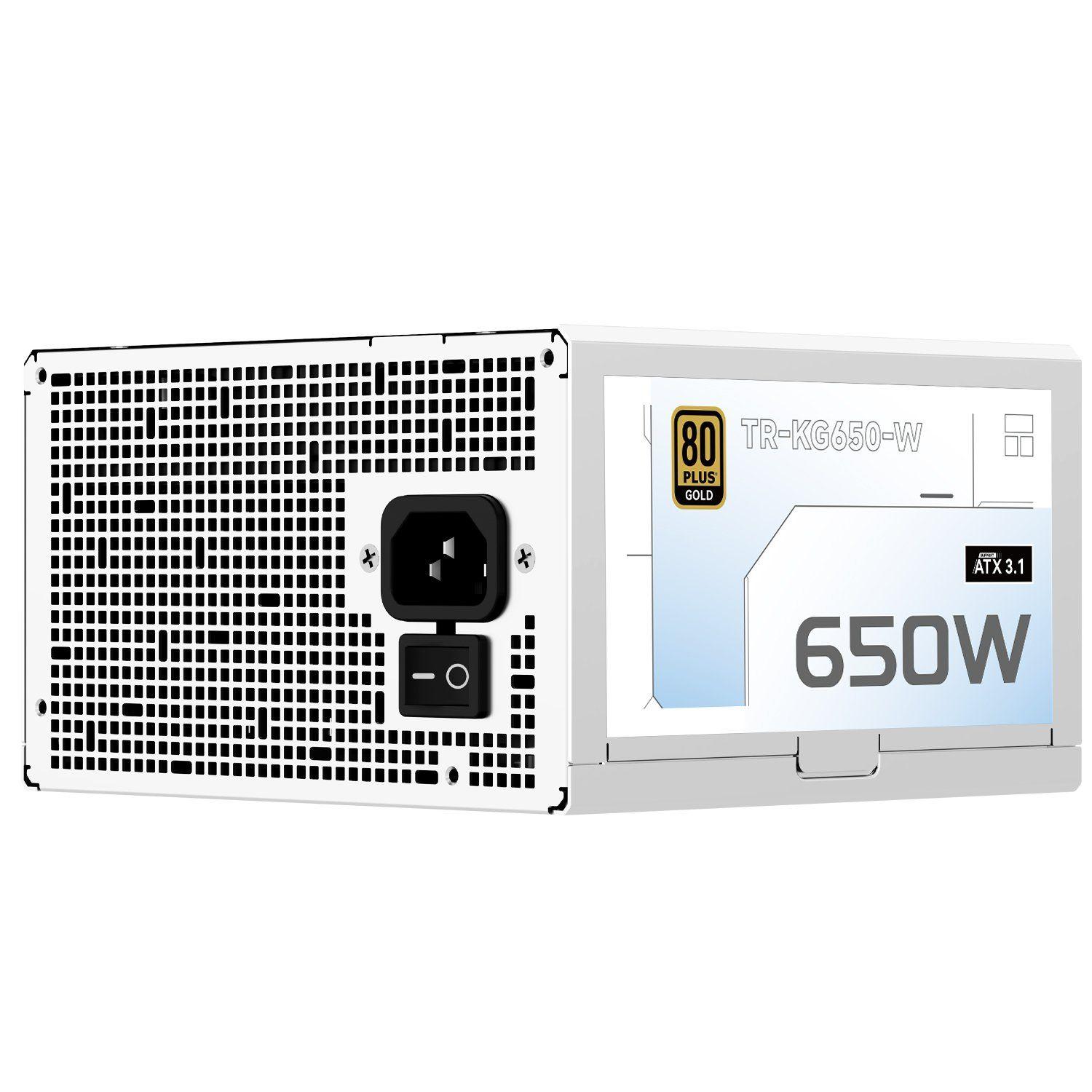Thermalright 650W 80+Gold BLANCA modular PSU, ATX 3.1 TR-KG650-W-0