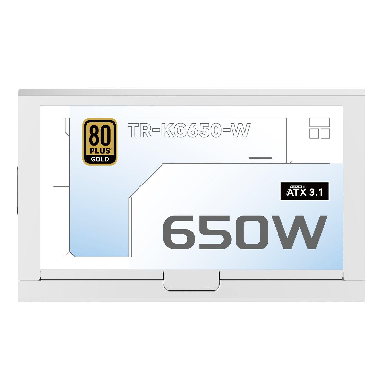 Thermalright 650W 80+Gold BLANCA modular PSU, ATX 3.1 TR-KG650-W-2