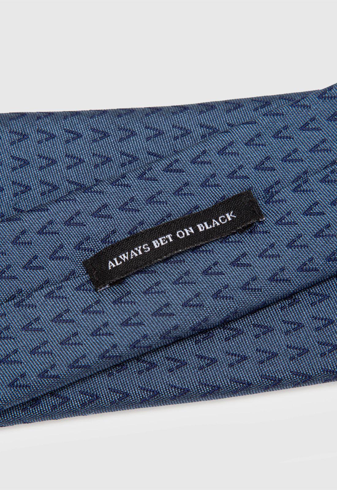 Corbata Icons Indigo Black Bubba-3
