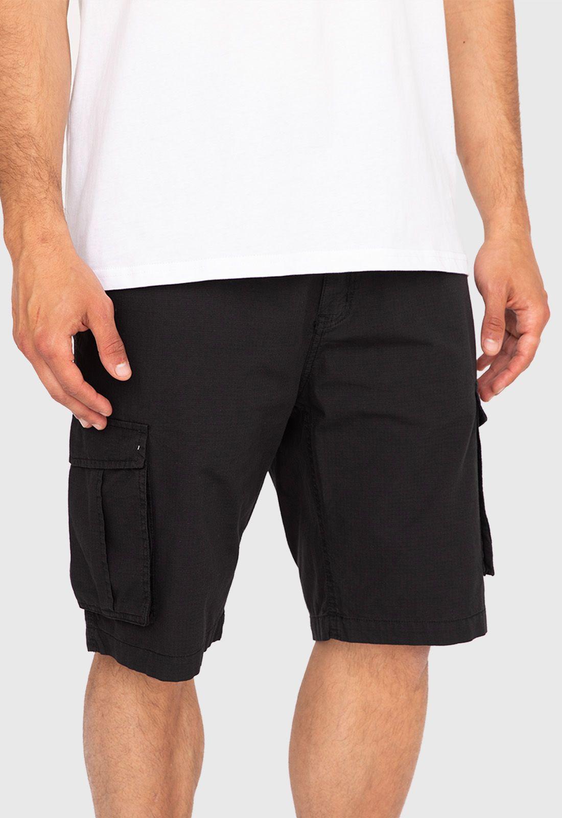 Short Cargo Ripstop Black Black Bubba-0