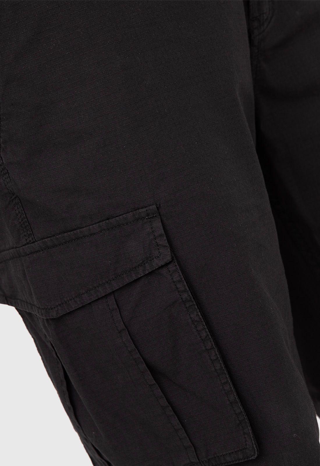 Short Cargo Ripstop Black Black Bubba-5