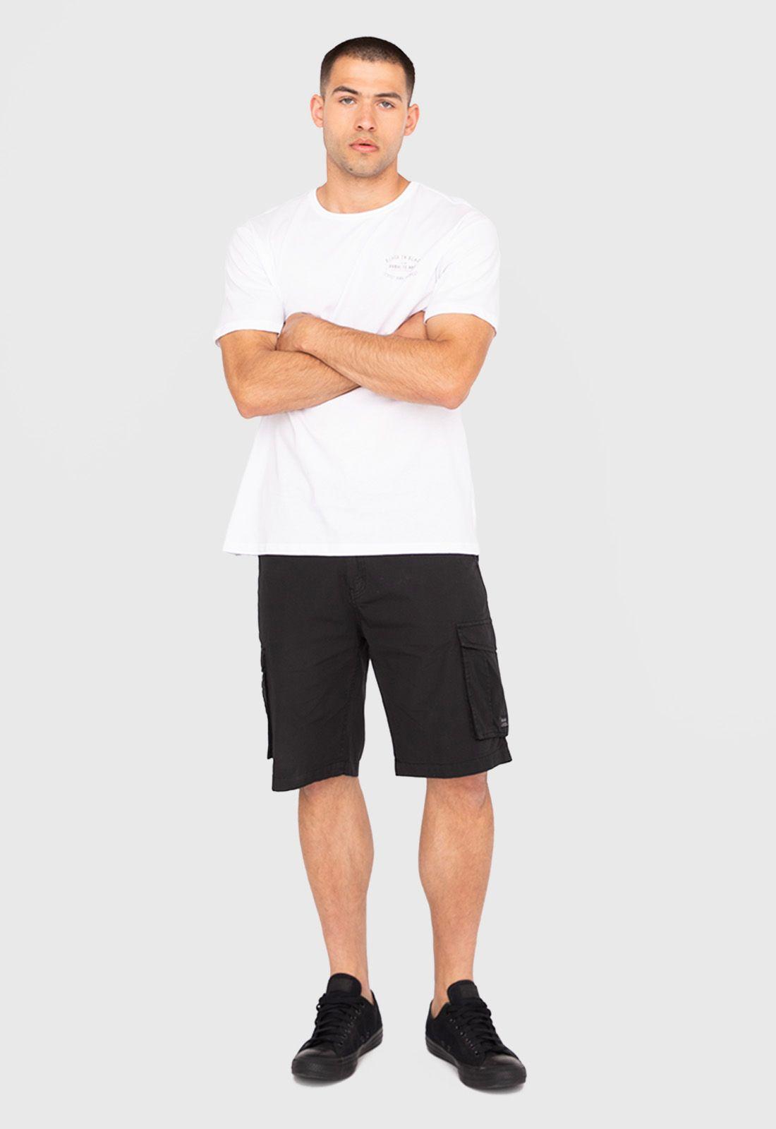 Short Cargo Ripstop Black Black Bubba-6