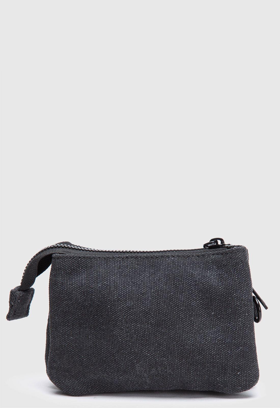 Billetera Canvas Black Black Bubba-3