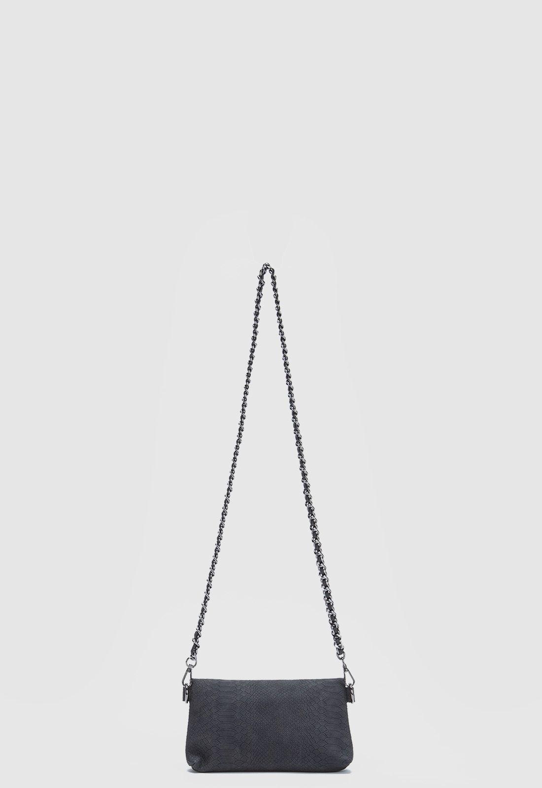 Cartera Snake Black Mini Black Bubba-2