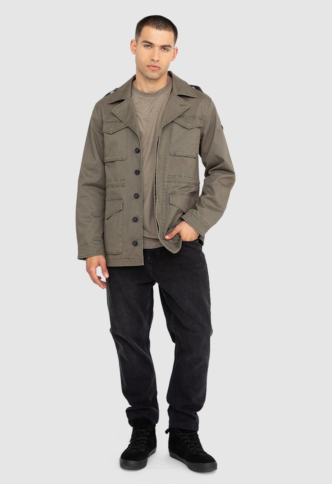 Chaqueta Ultra Light Verde Militar Black Bubba-6