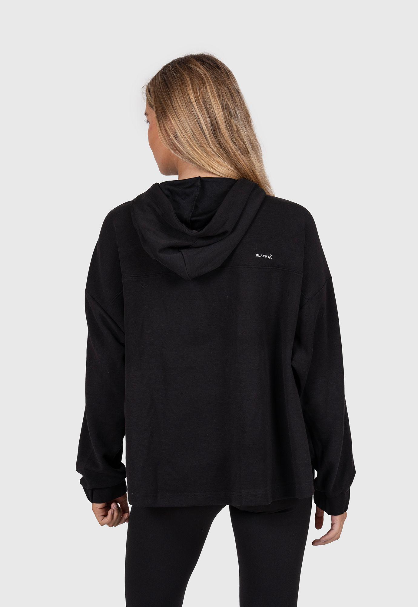 Women Sweatshirt Active Black Bubba-1