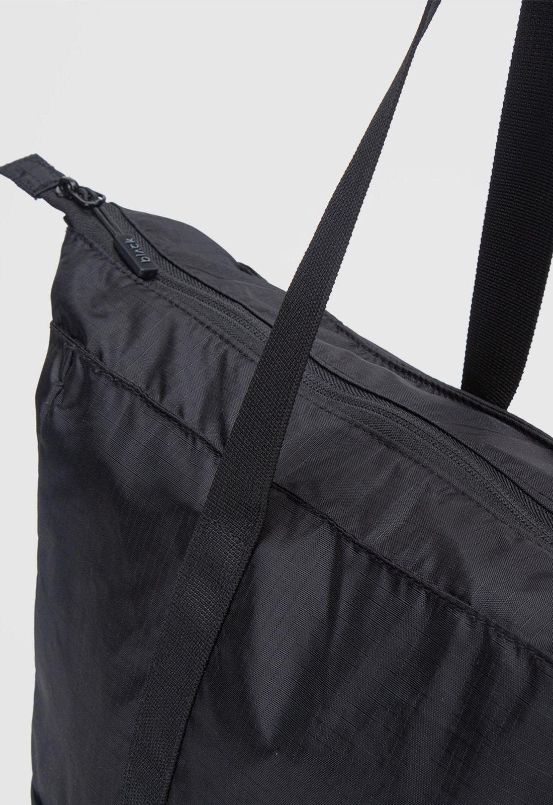 Tote Plegable Ripstop Black Black Bubba-4
