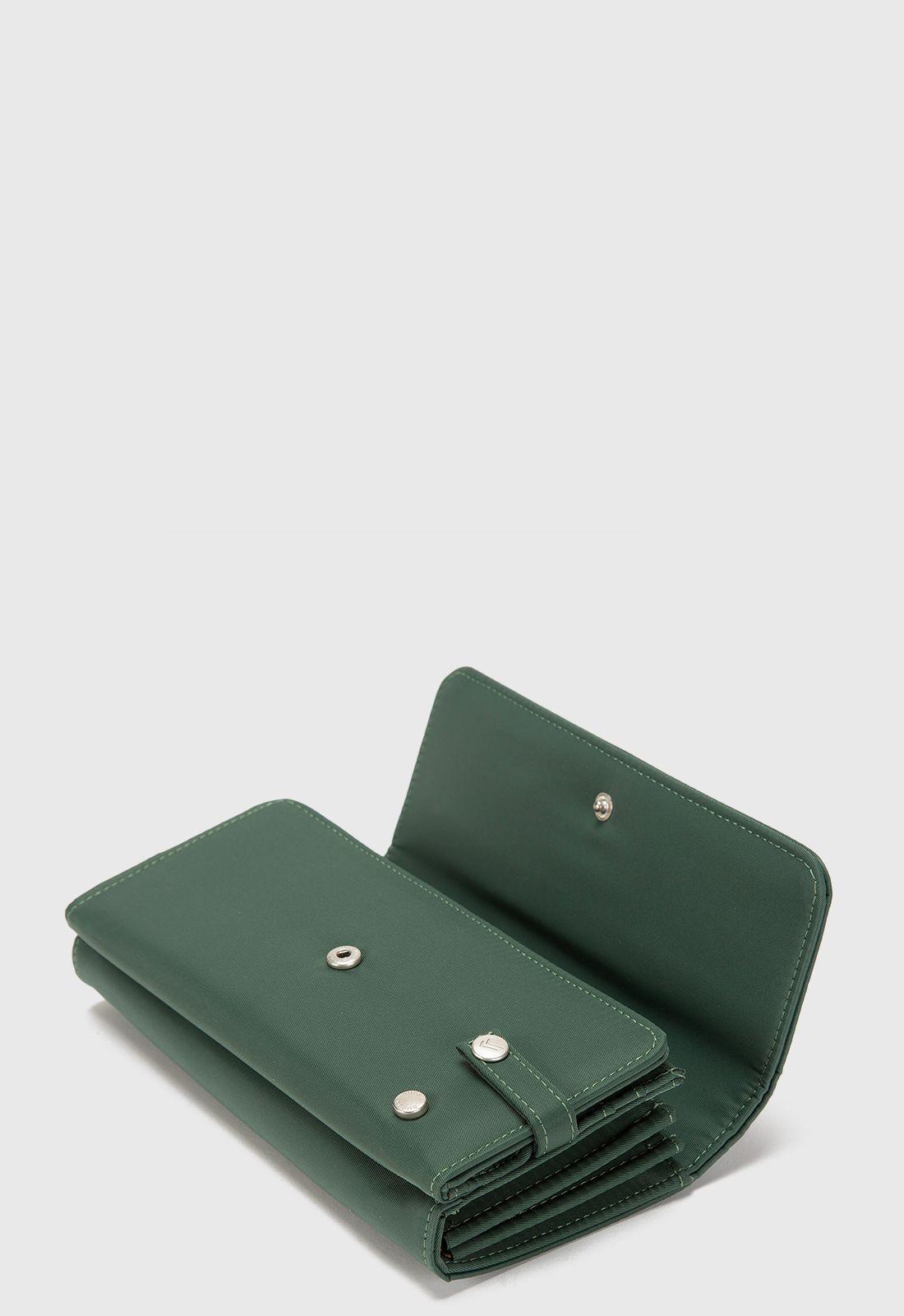 Billetera Charlotte Duo Green Bubba Essentials-7