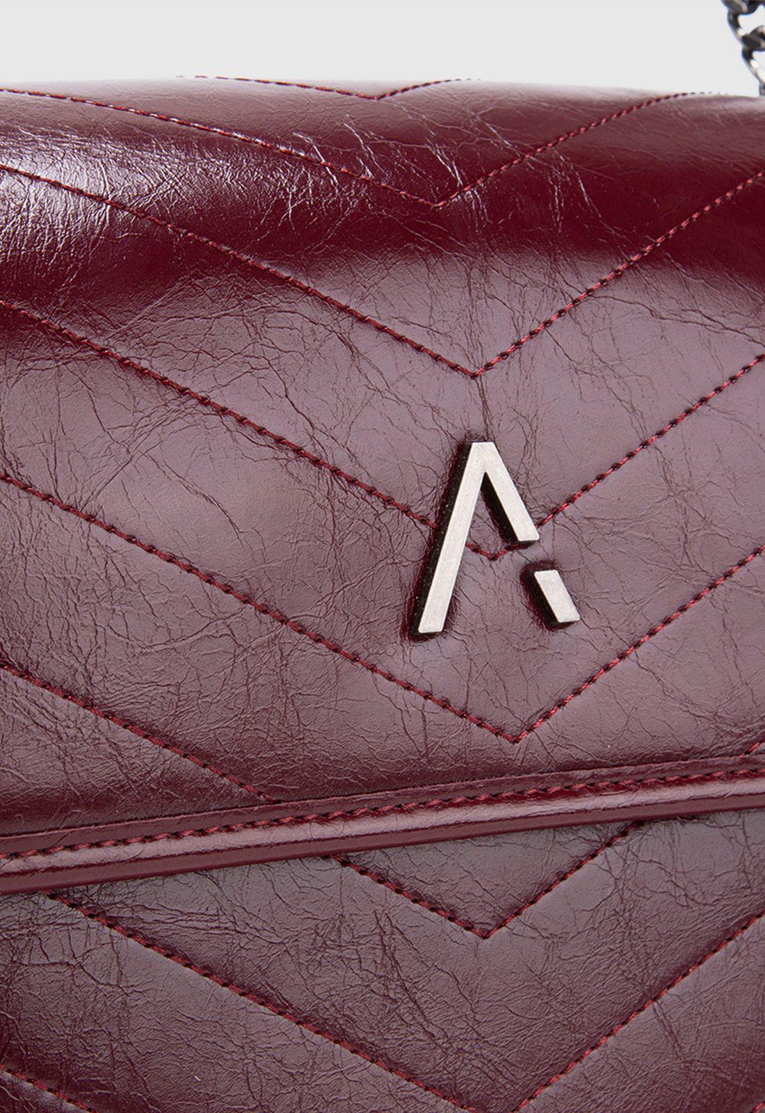 Cartera Claire Burgundy Black Bubba-3