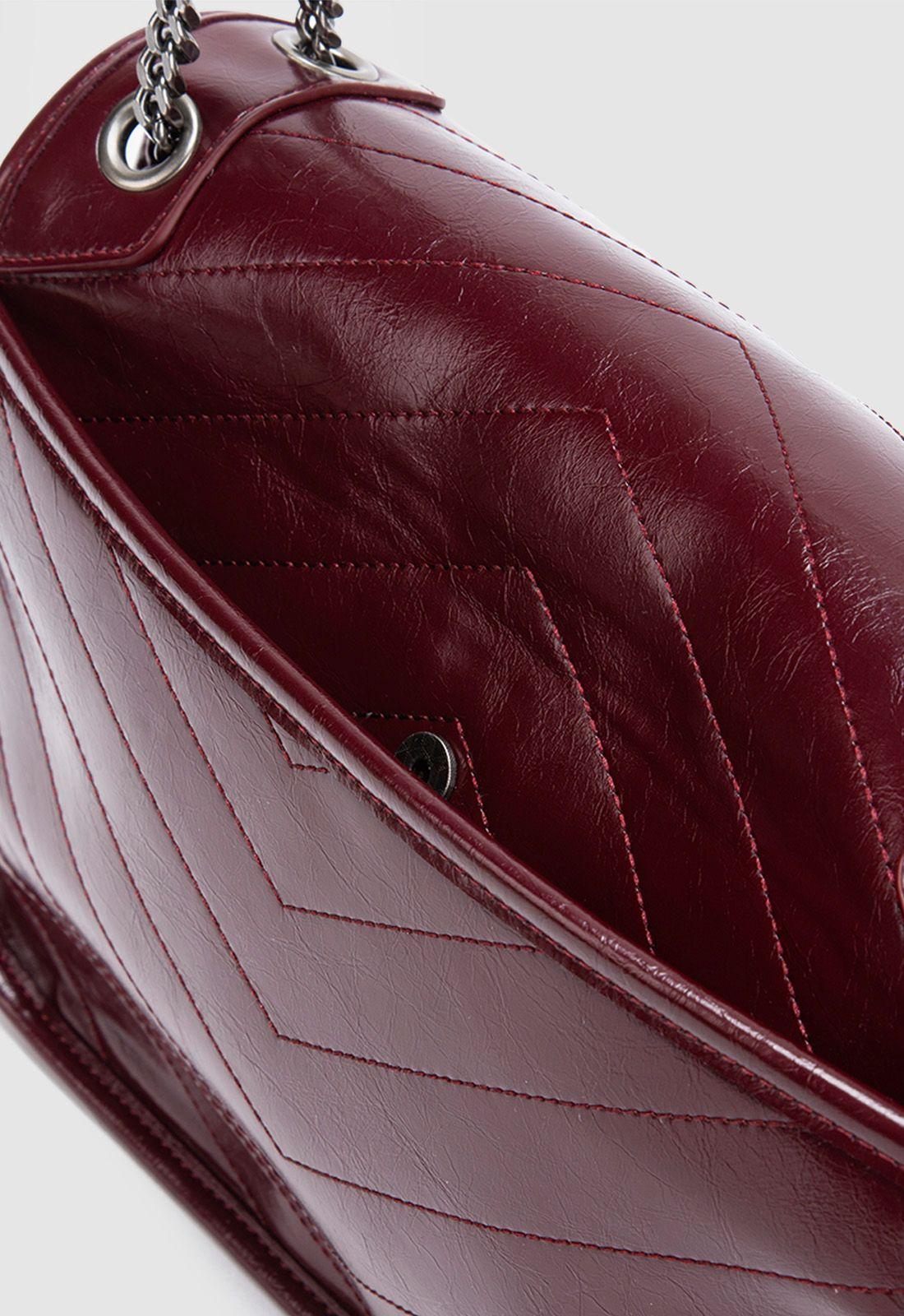 Cartera Claire Burgundy Black Bubba-5