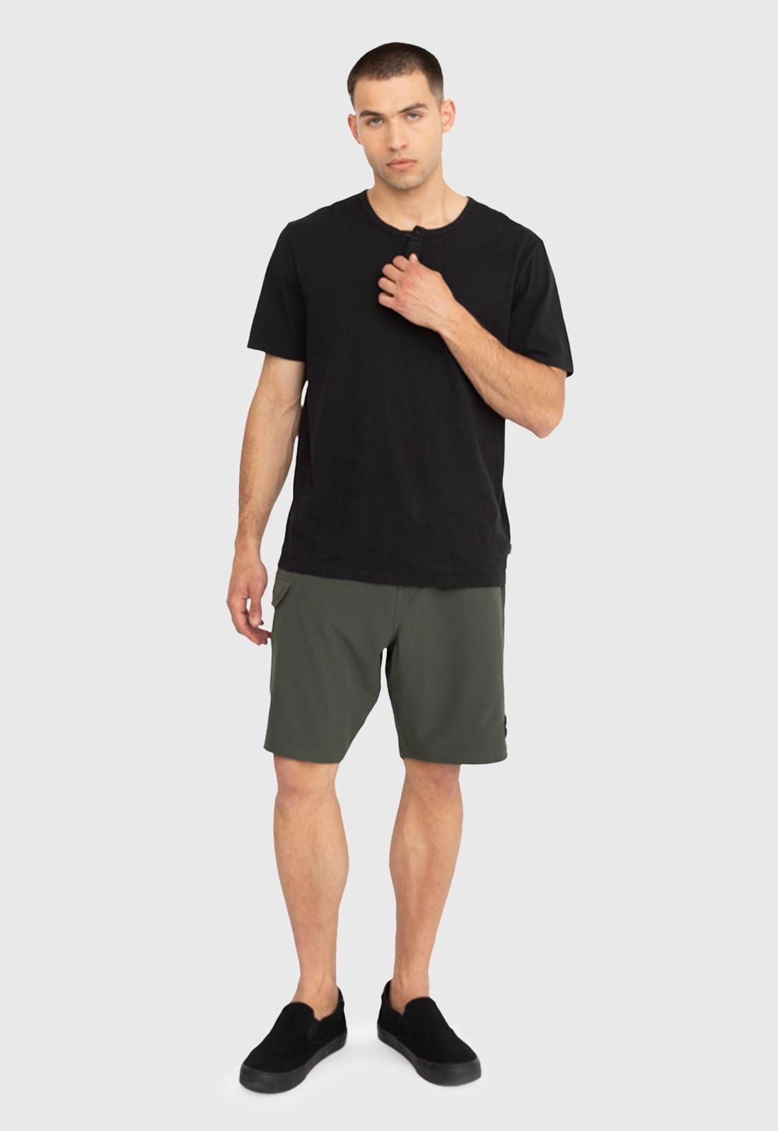 Traje De Baño Boardshort Verde Black Bubba-6