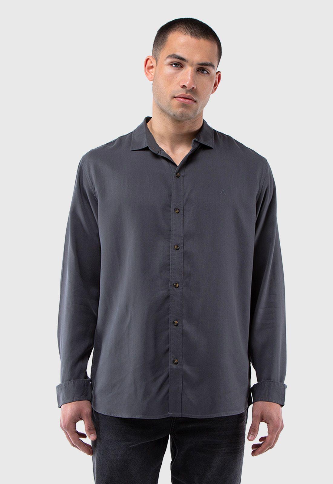 Camisa Soft Gris Marengo Black Bubba-1