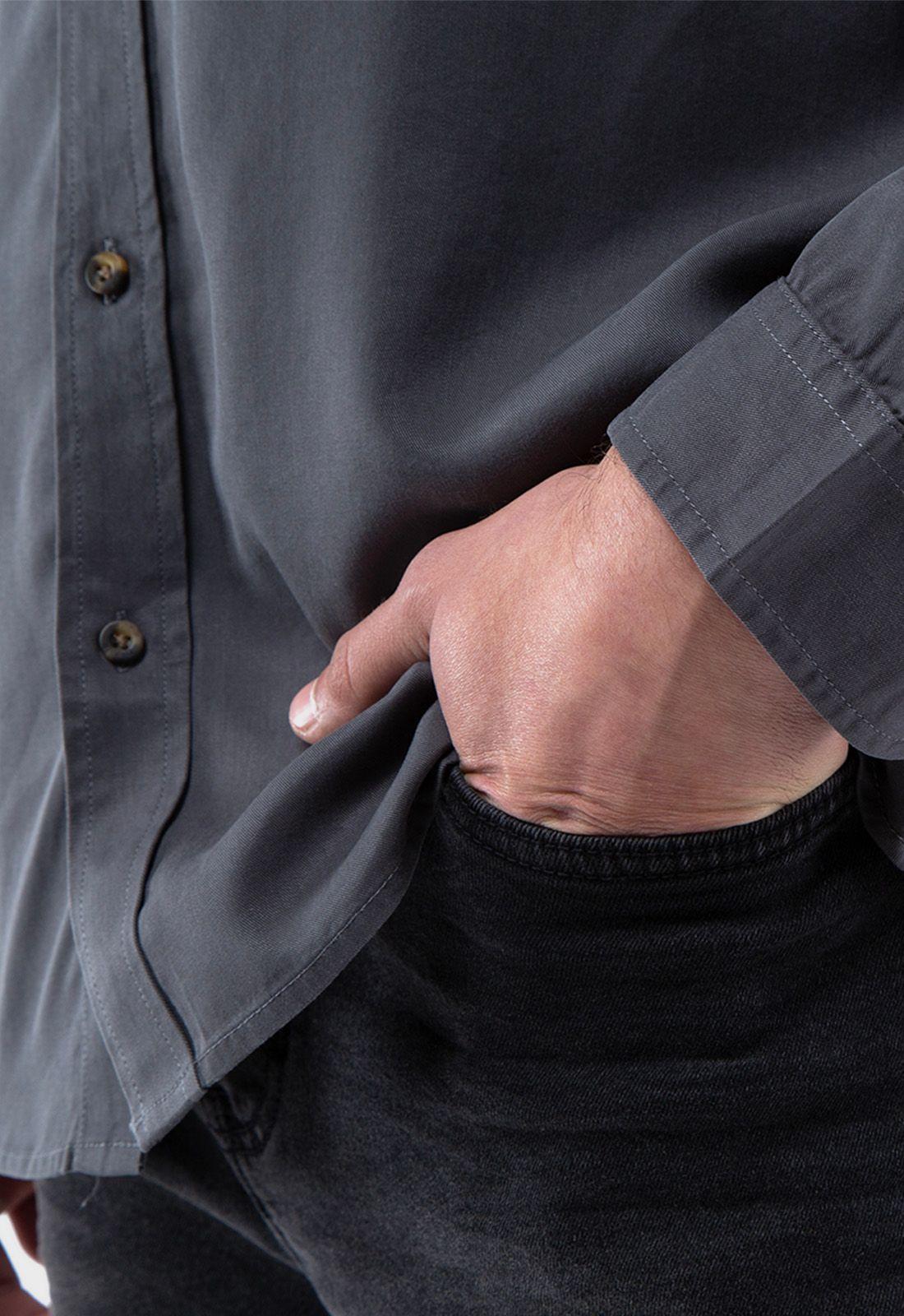 Camisa Soft Gris Marengo Black Bubba-3