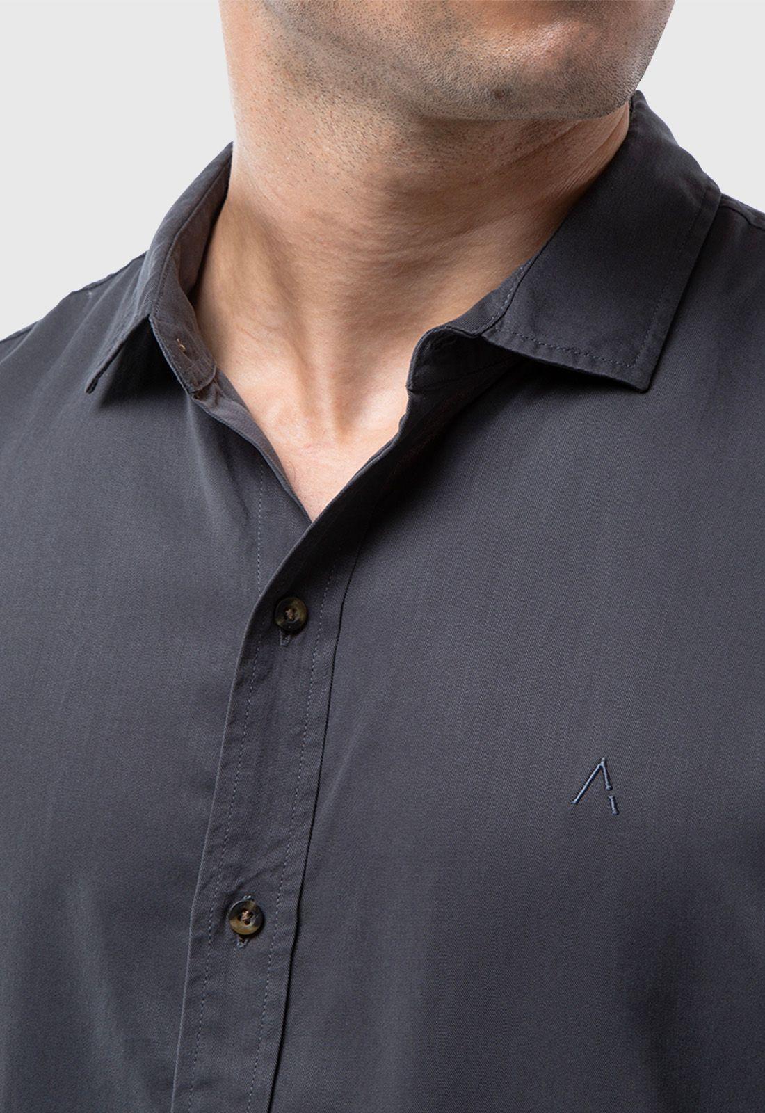 Camisa Soft Gris Marengo Black Bubba-4