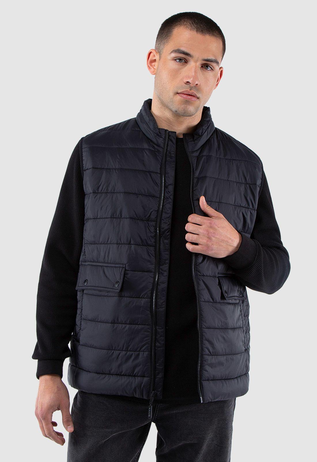 Parka Sin Manga Black Black Bubba-1