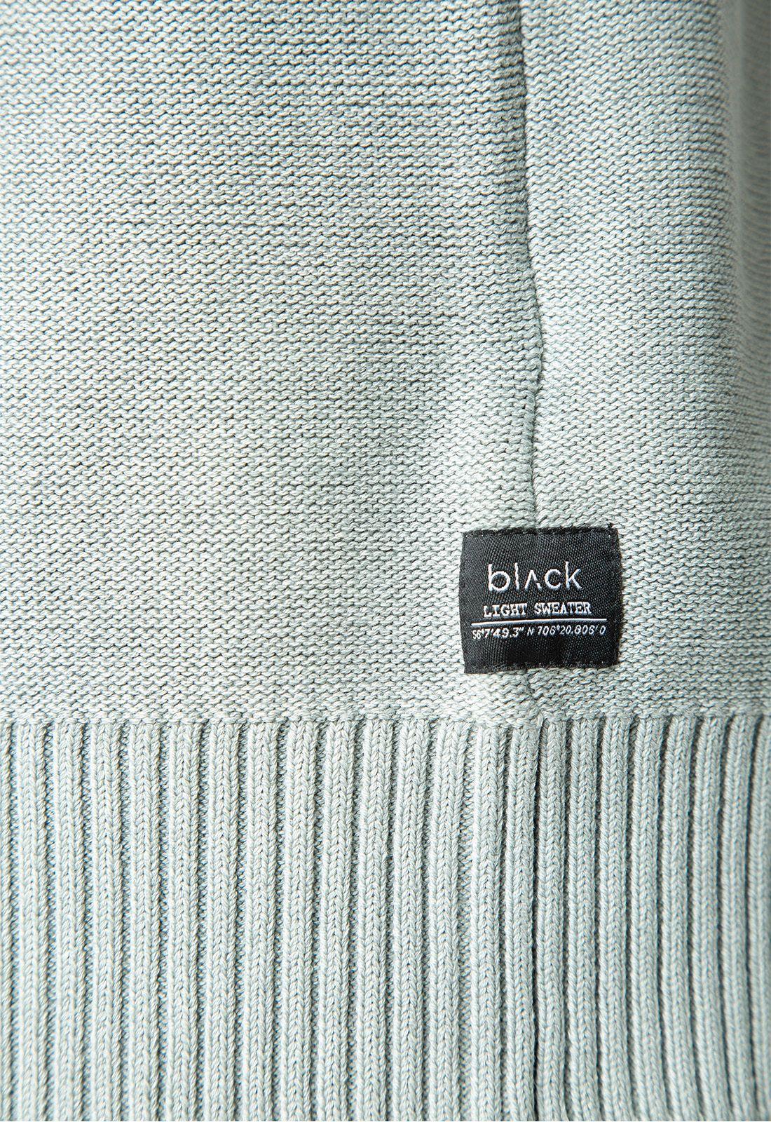 Light Sweater Light Grey Black Bubba-3