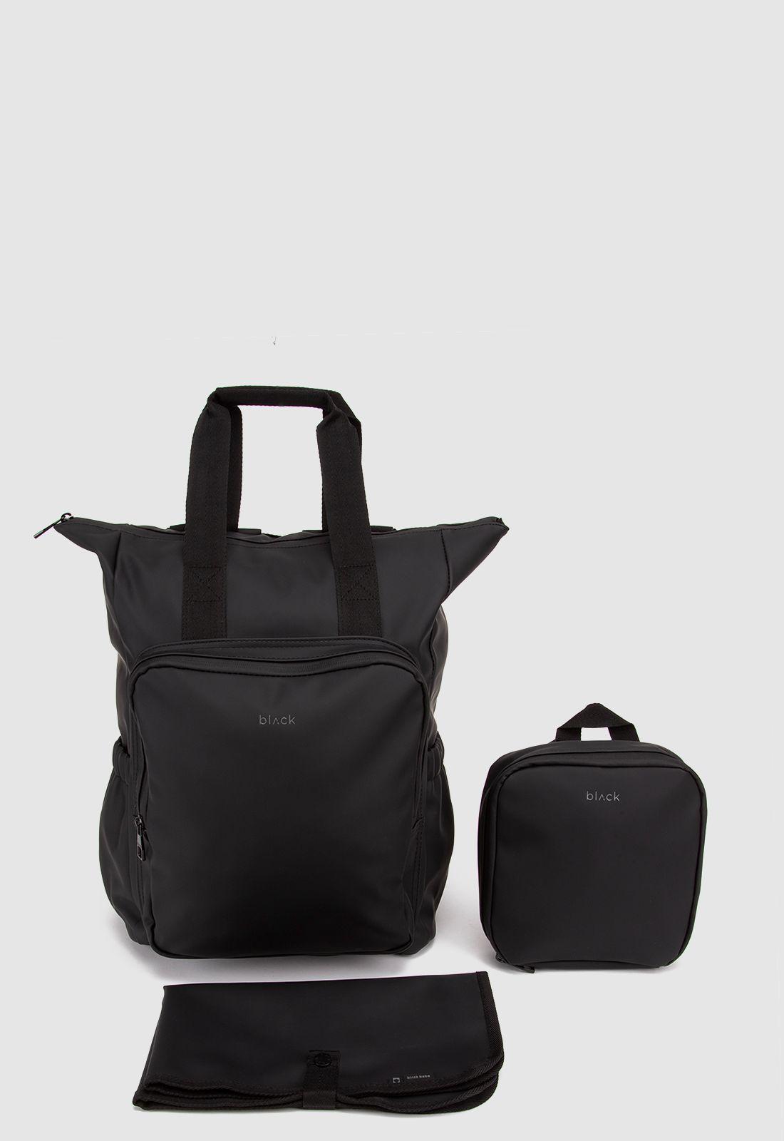Mochila Maternal Black Black Bubba-0