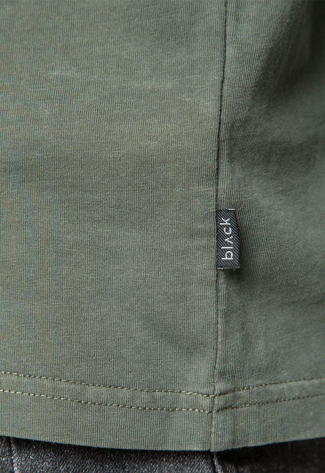 Tee Iconic Dark Green Black Bubba-3