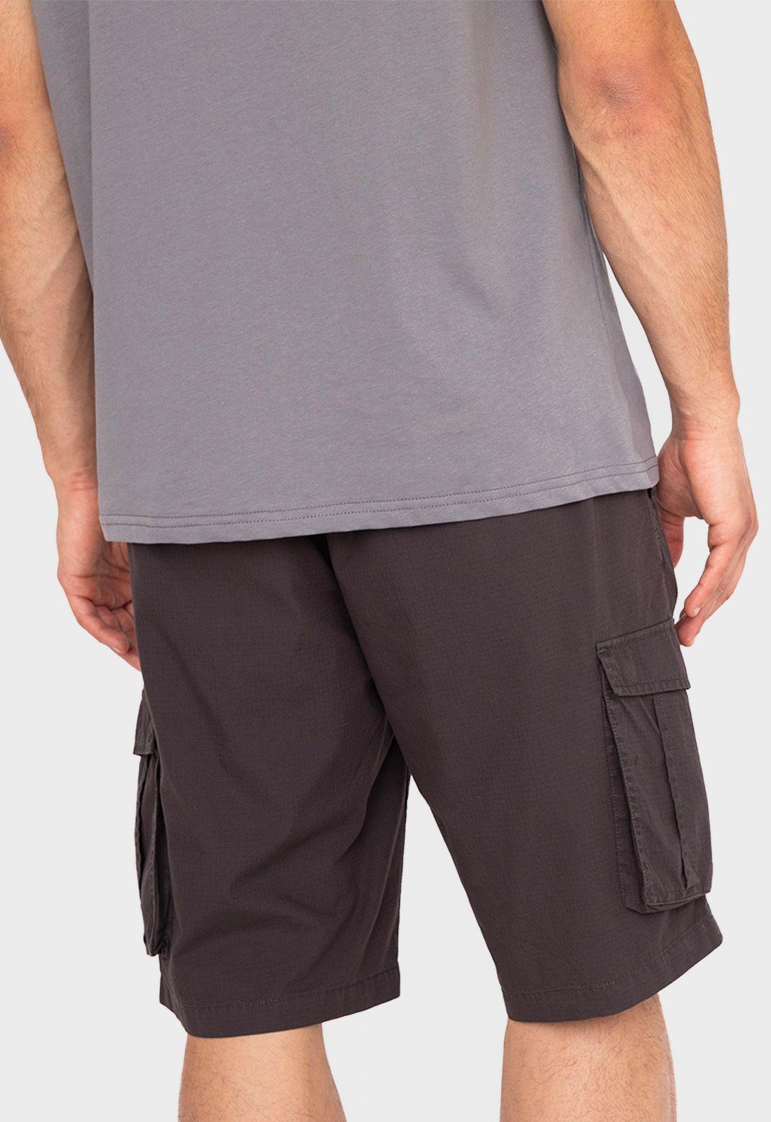 Short Cargo Ripstop Green Black Bubba-2