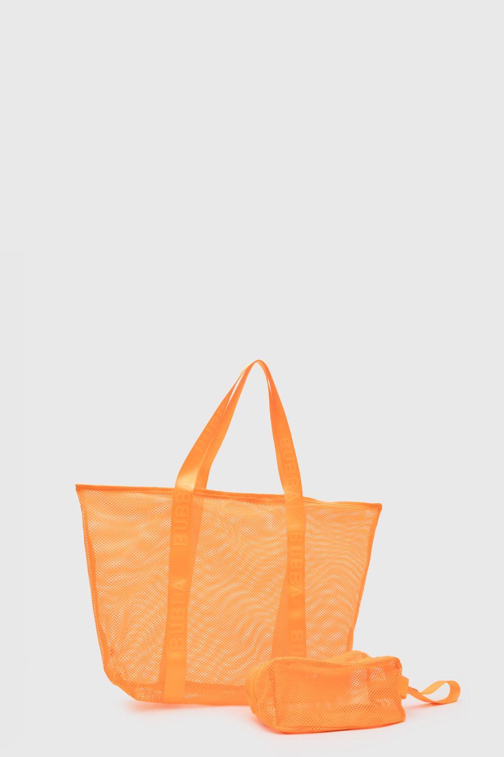 Tote Mesh Chromatic Orange Bubba Essentials-2