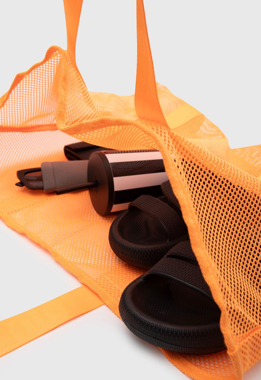 Tote Mesh Chromatic Orange Bubba Essentials-6