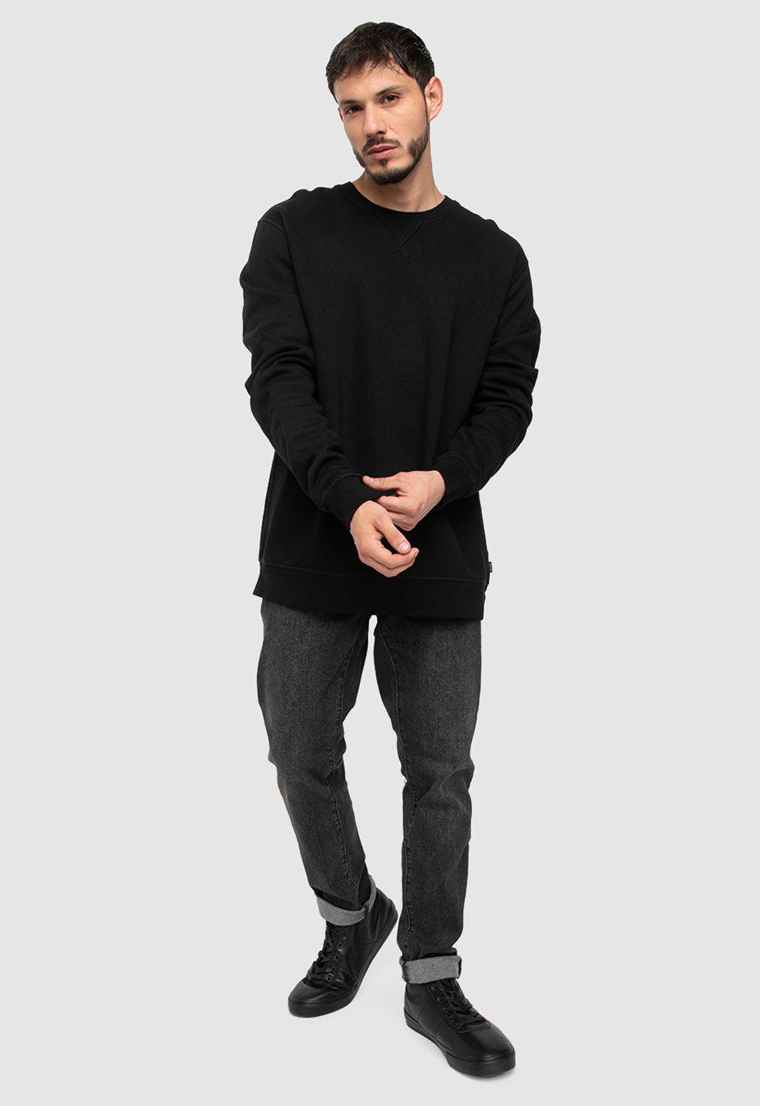 Crewneck Velvet  Black Bubba-2