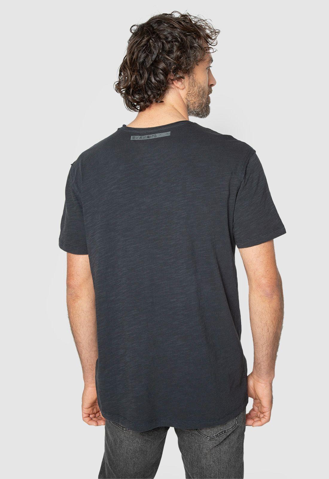 Tee Japan Dark Grey Black Bubba-1