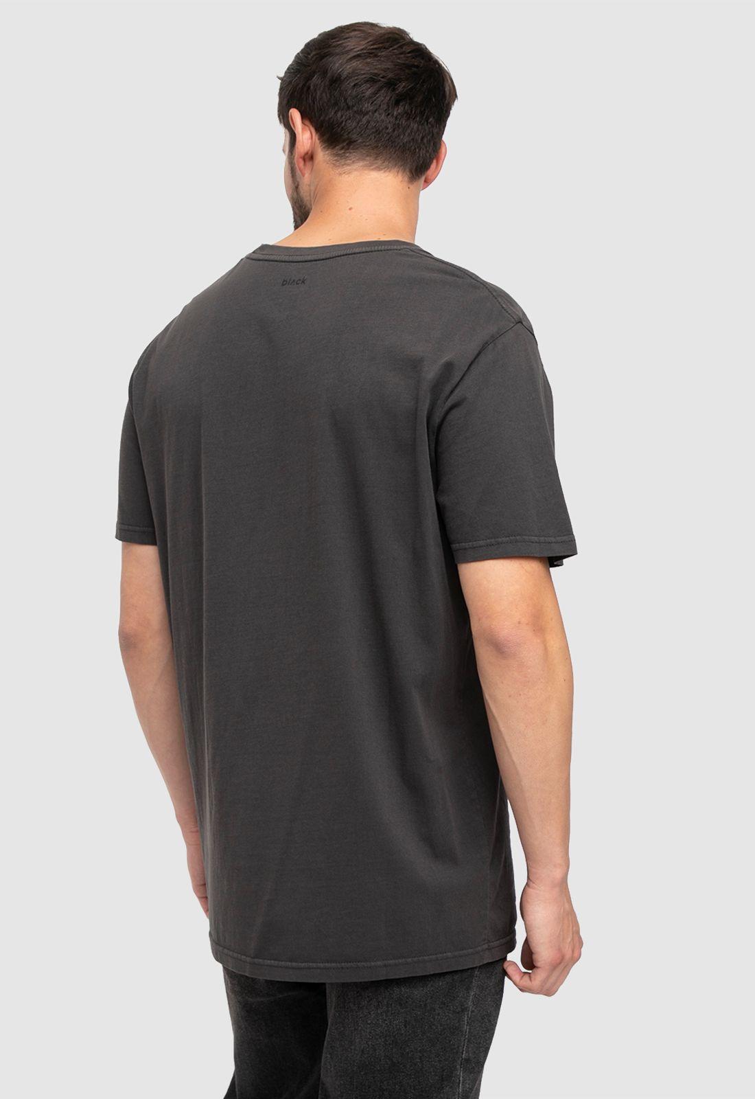 Cotton Tee Don'T Look Back Black  Black Bubba-1