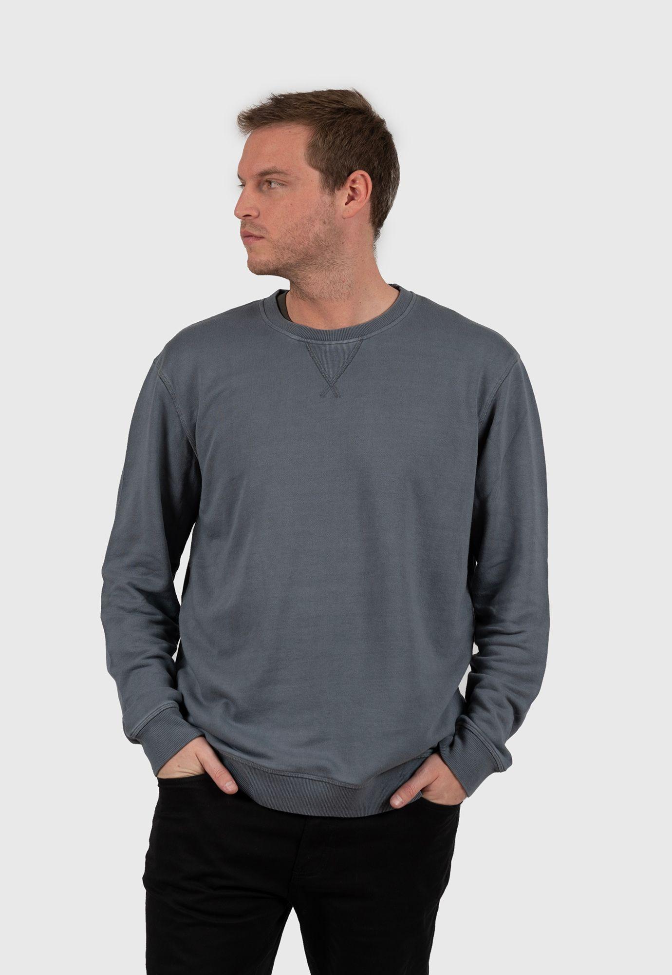 Crewneck Grey Pavement Black Bubba-3