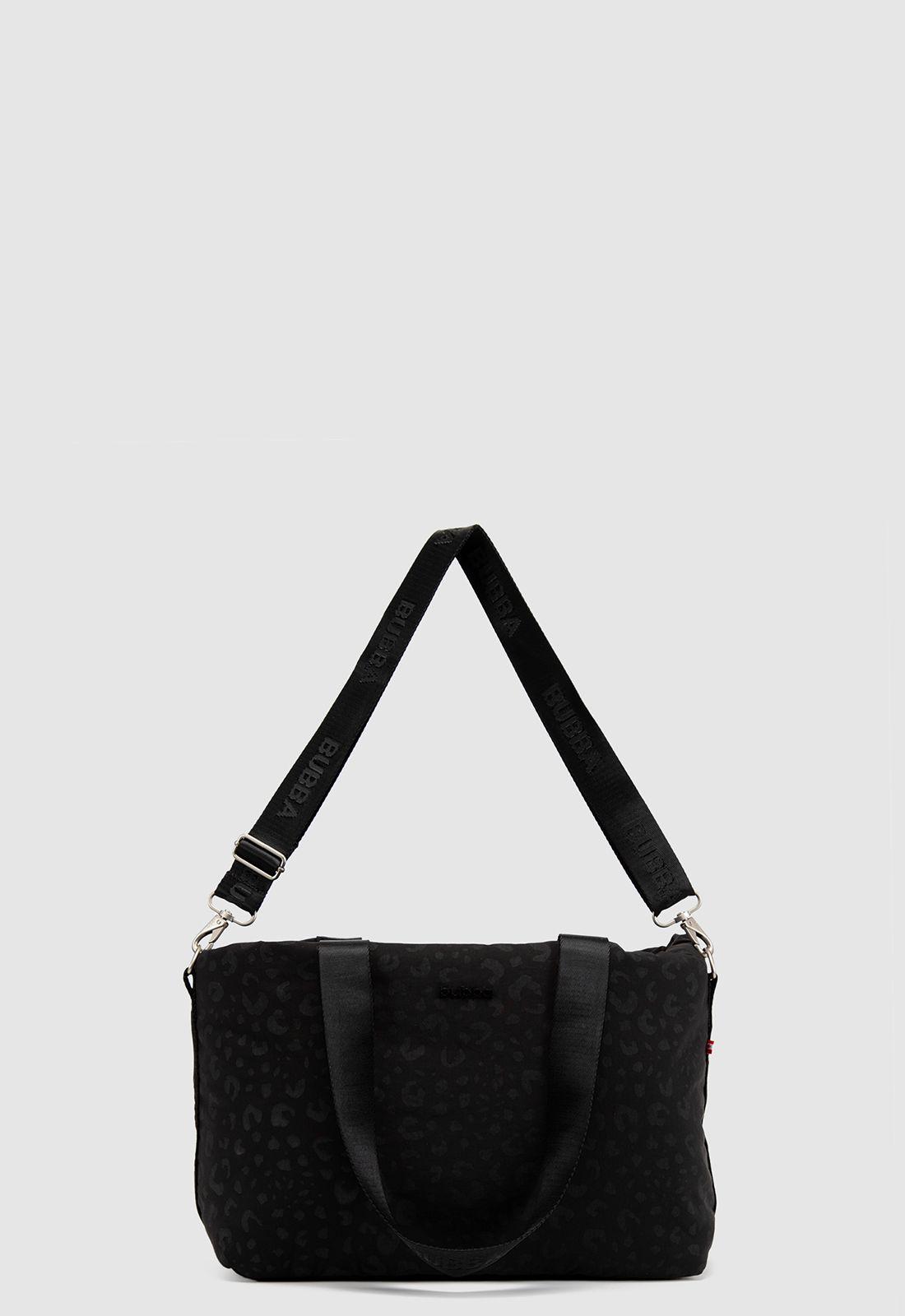 Tote Travel Essential Black Cheetah Bubba Essentials-3