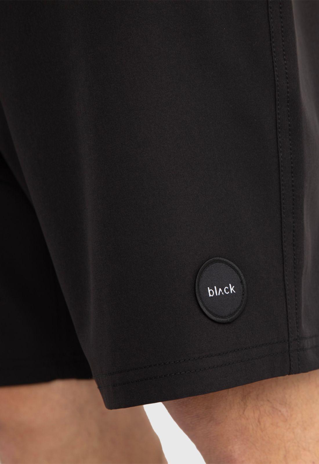 Traje De Baño Boardshort Negro Black Bubba-4