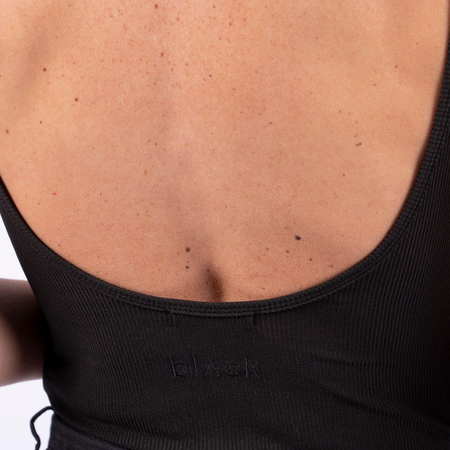 Women No Back Bodysuit Black Black Bubba-3
