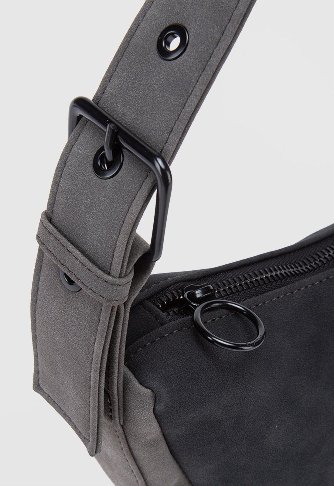 Moon Purse Duo Suede Onyx Bubba Essentials-3
