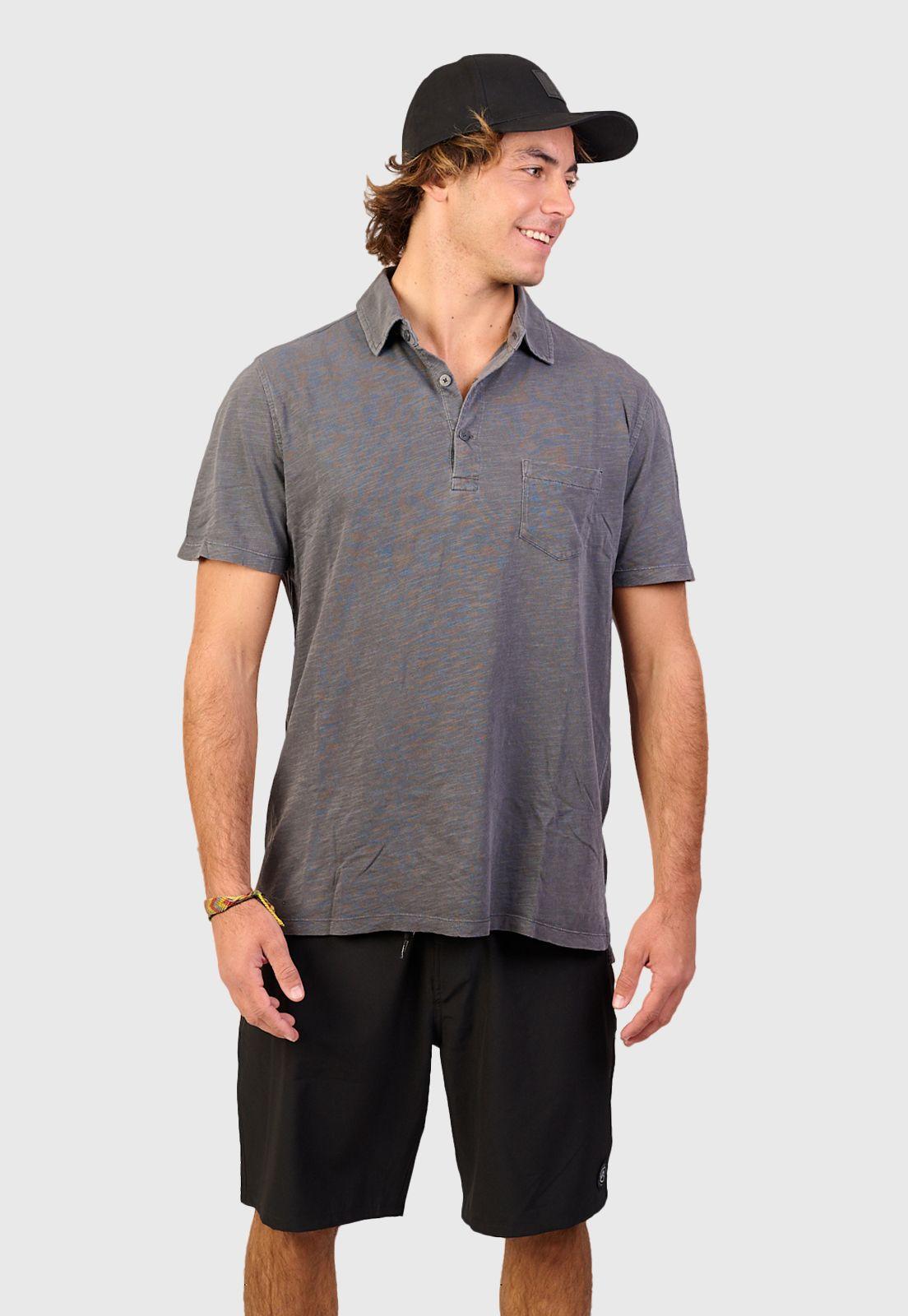 Polo  T-Shirt Dust Smoke Black Bubba-0