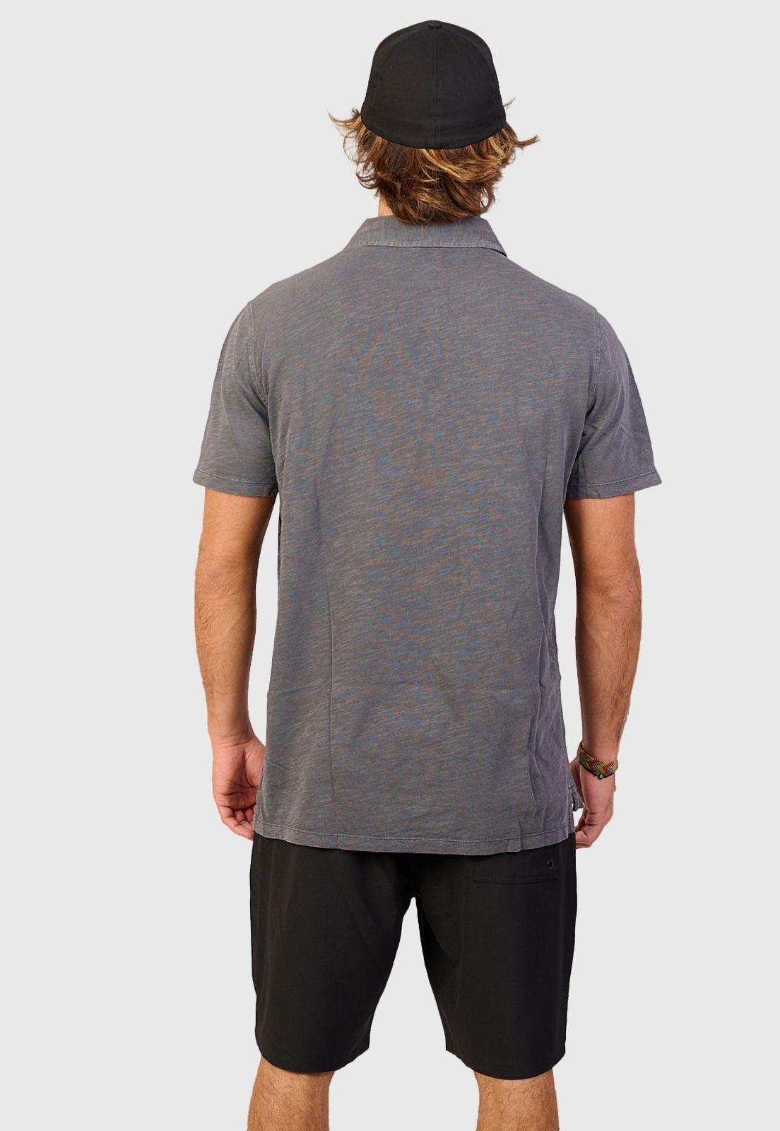 Polo  T-Shirt Dust Smoke Black Bubba-1